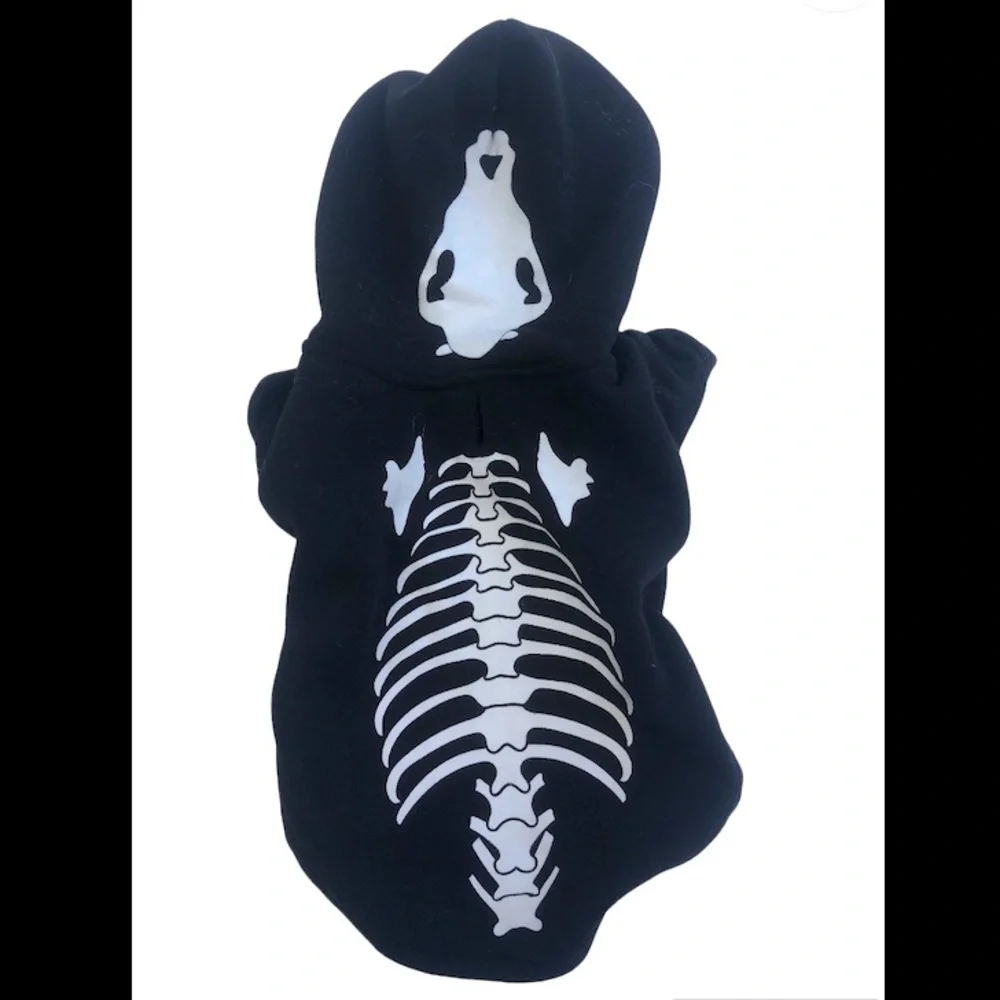 NWT Halloween skeleton gothic lazy bones costume XS